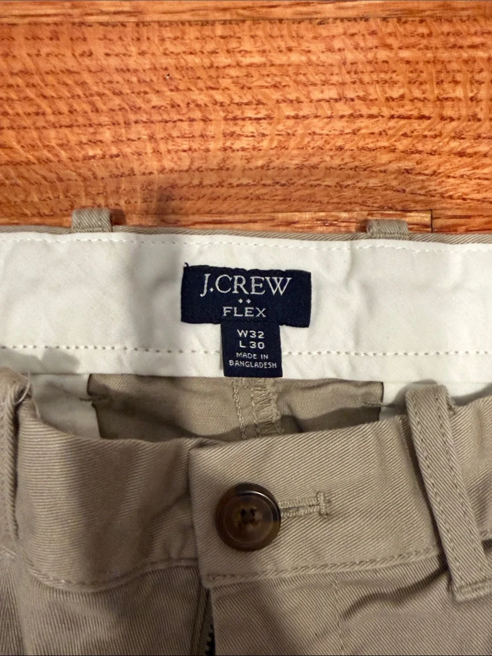 J. Crew Slim Chino Khaki Pants